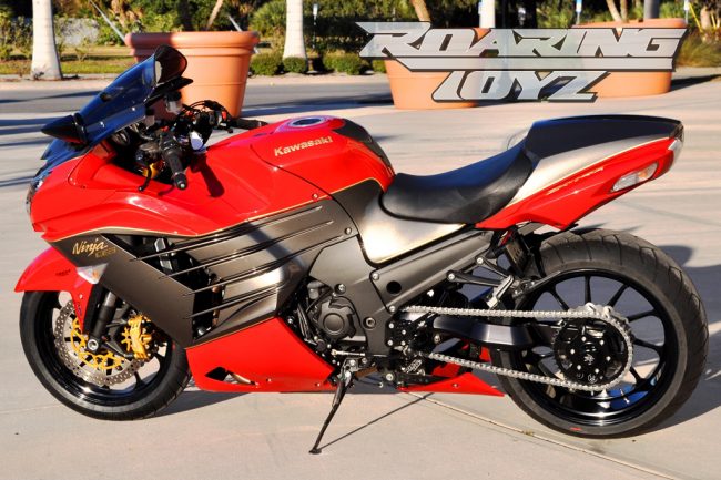 Custom Kawasaki ZX14R Limited Edition with Our New Step Over 