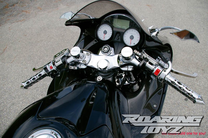 Midnight Black Stretched Black ZX14 with NOS | Roaring Toyz