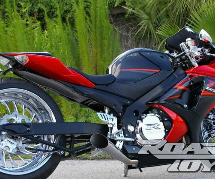 Custom Roaring Toyz Busa with Billet Accessories. 