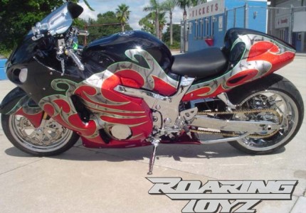 Roaring Toyz Custom Suzuki Hayabusa Tribal | Roaring Toyz