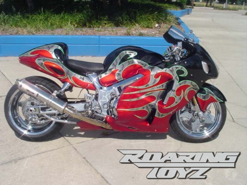 Roaring Toyz Custom Suzuki Hayabusa Tribal