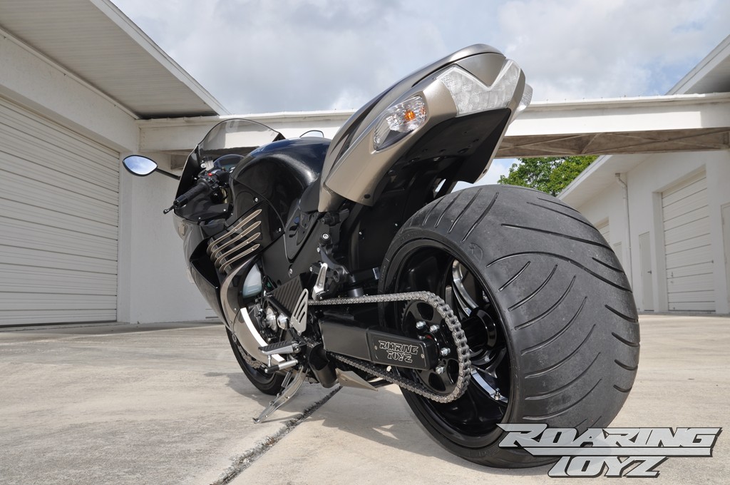 Titanium/Black ZX-14 with O.S.D. Signature Series Swingarm 