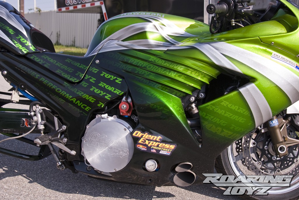 Roaring Toyz Custom ZX14 Turbo Drag Bike | Roaring Toyz