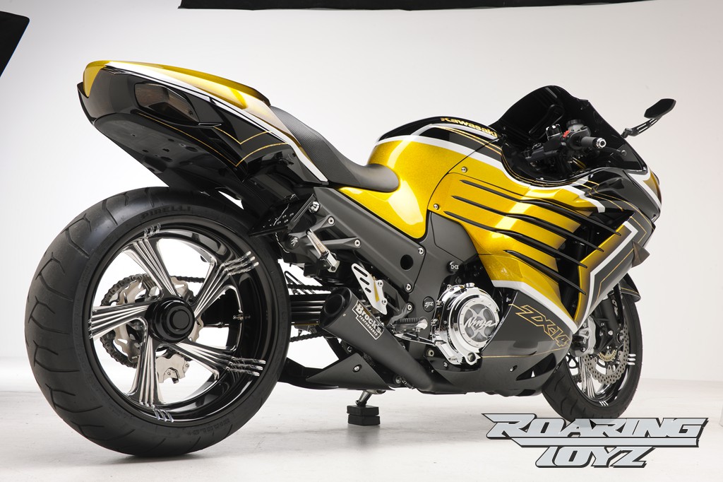 Roaring Toyz Custom ZX-14 w/ Billet Single-Sided Swingarm