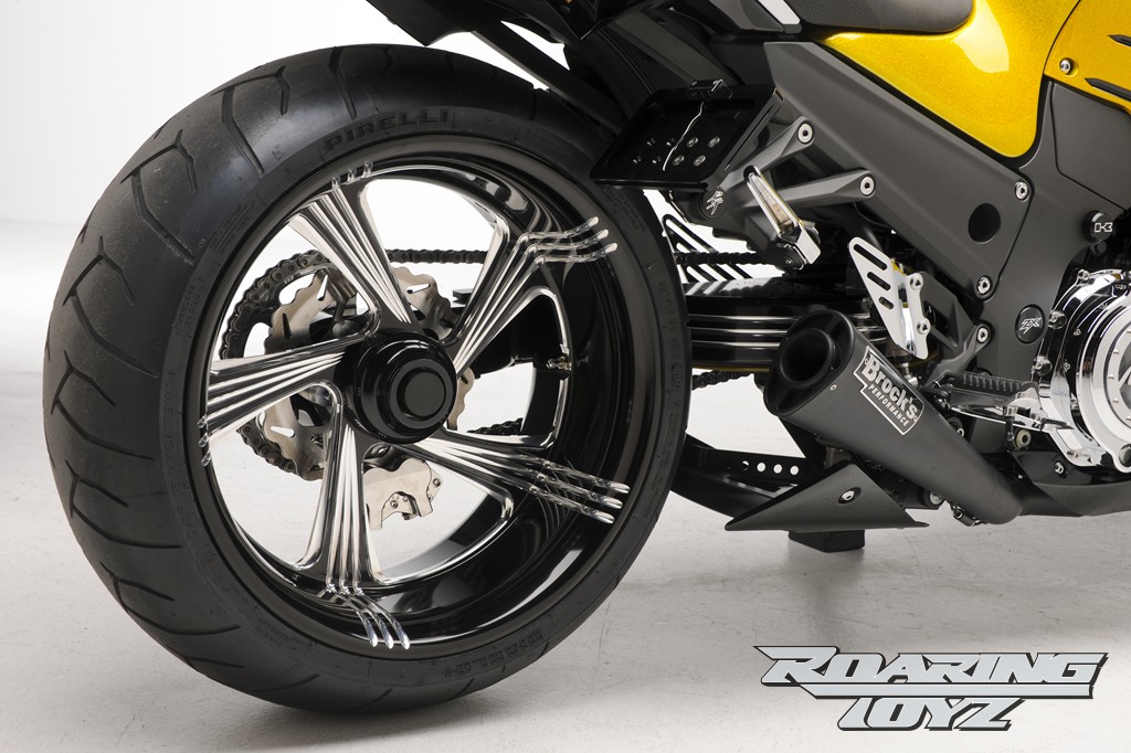 Roaring Toyz Custom ZX-14 w/ Billet Single-Sided Swingarm 