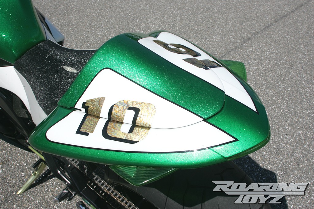 Custom Green Nitrous Kawasaki ZX10 | Roaring Toyz