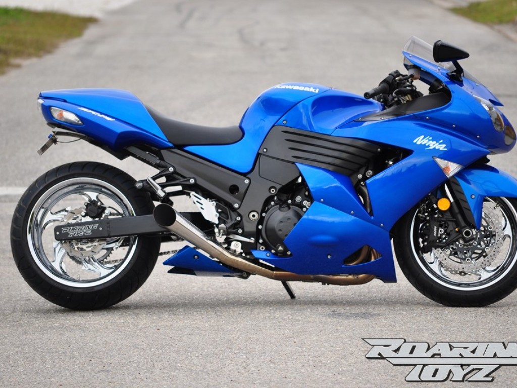 Plasma Blue ZX14 330 Outside Drive