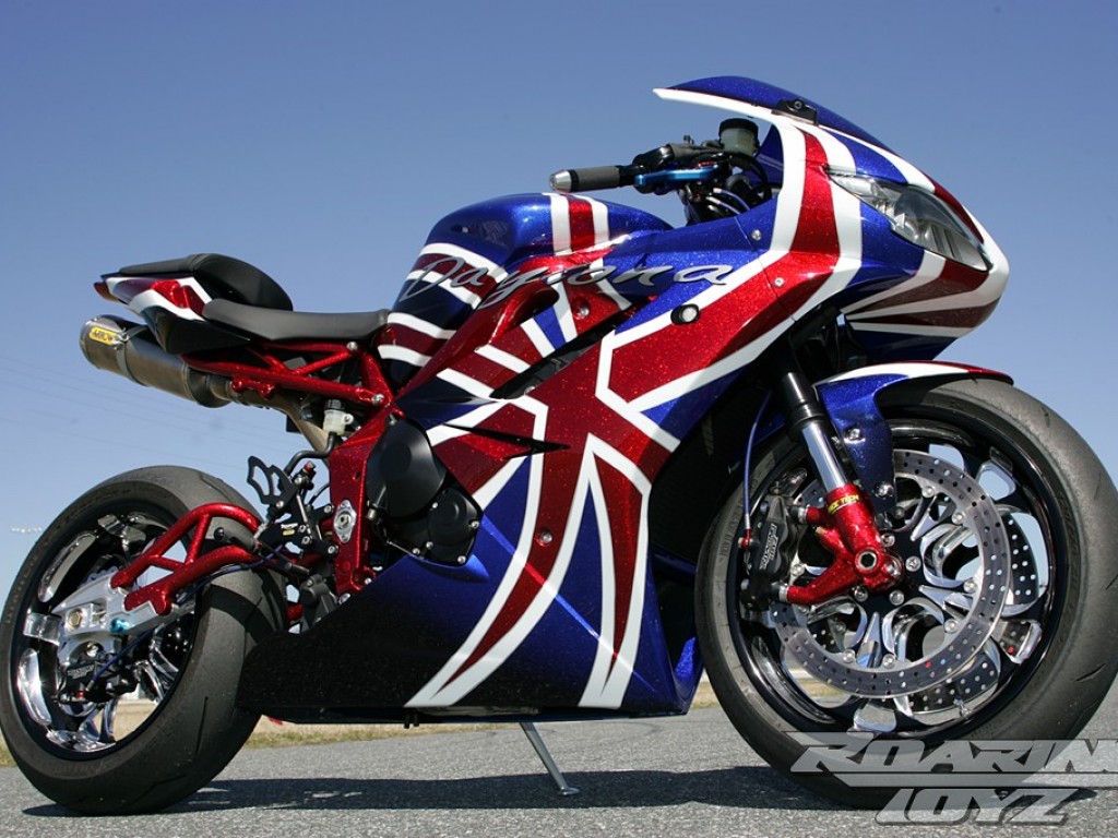“Union Jack” Custom Triumph 675