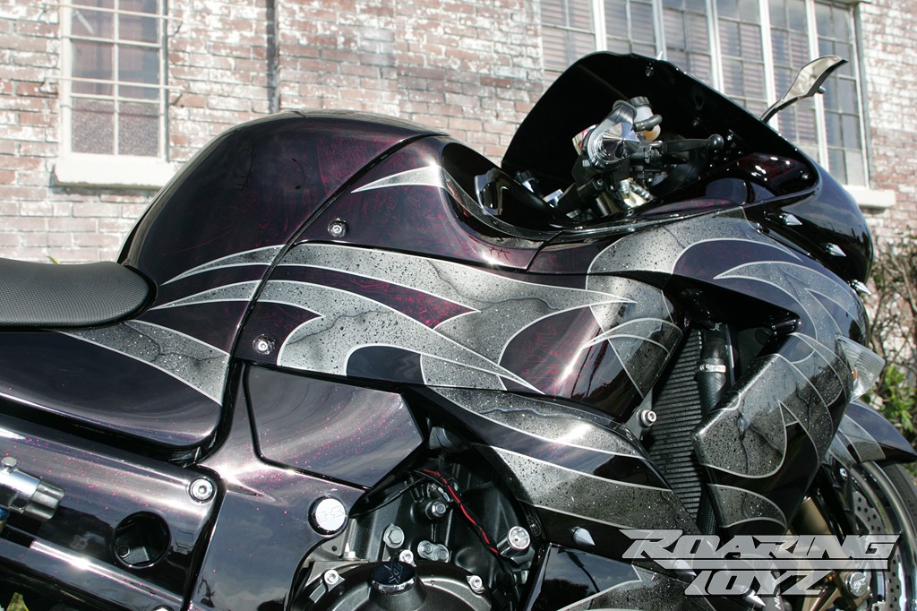 Mystic Tribal Kawasaki ZX14 Custom | Roaring Toyz