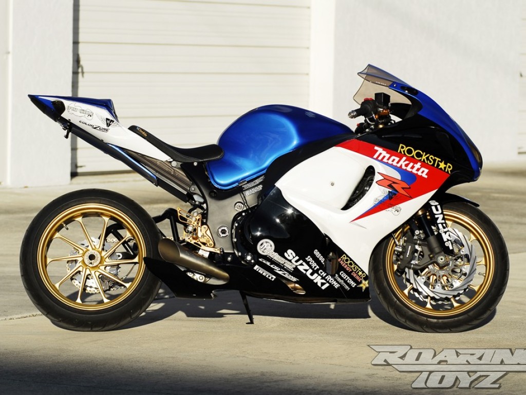 Rockstar/Makita Replica Suzuki Hayabusa Single Side Swingarm