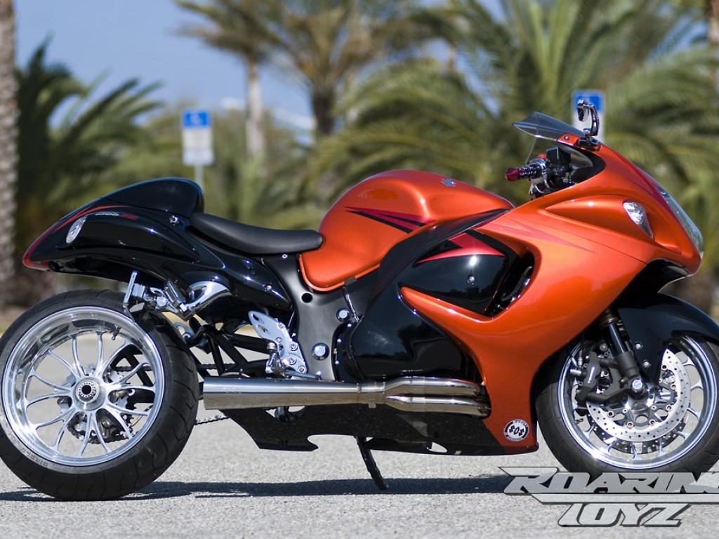 Candy Max Orange/Black Custom Single Side Swingarm