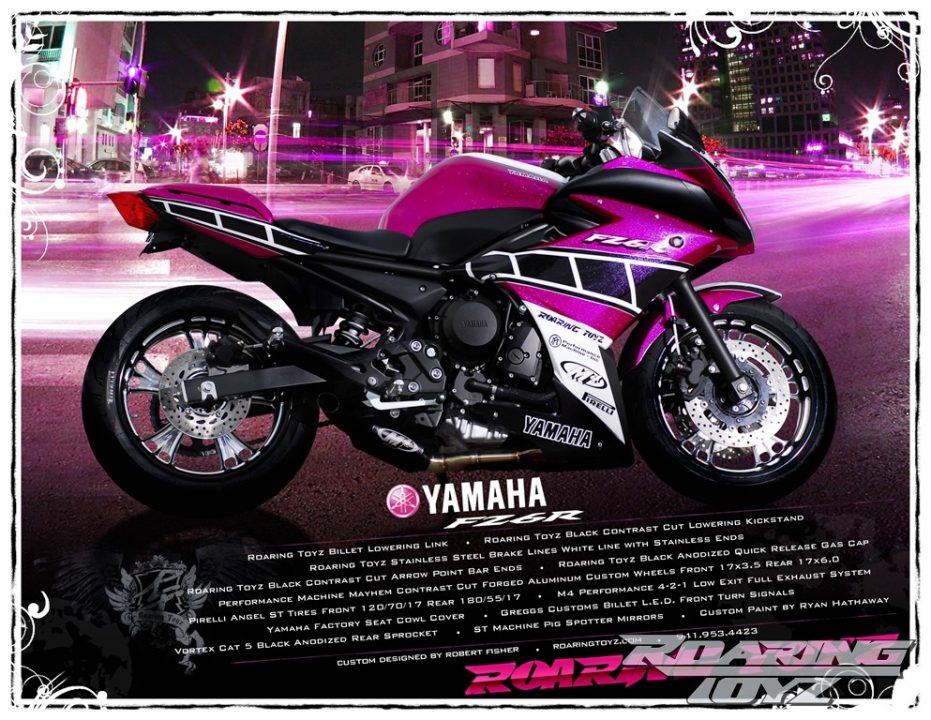 Roaring Toyz Custom Yamaha FZ6R | Roaring Toyz
