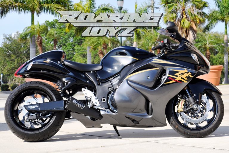 Suzuki Hayabusa 6 over 330 wide tire paradox swingarm kit | Roaring Toyz