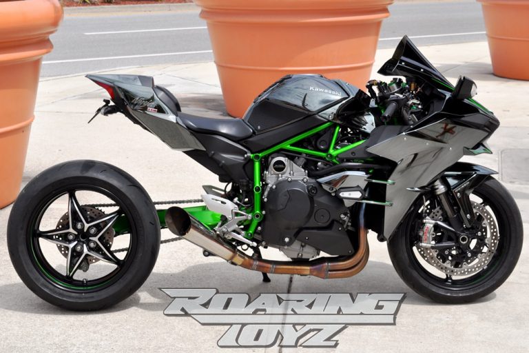 H2 Kawasaki Ninja Extended Swingarm Billet Custom Stretched H2R copy ...